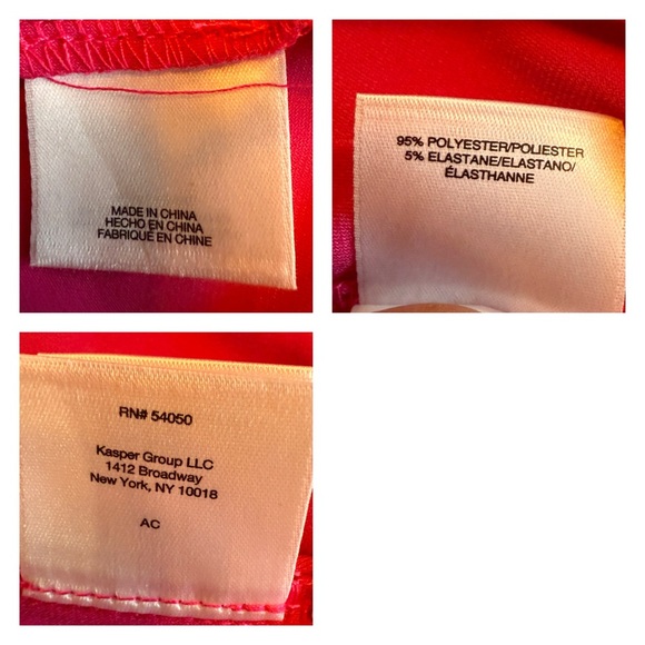 Anne Klein | Women’s Hot Pink Short Sleeve Knit Blouse w/Stretch, Size 2X - Picture 13 of 13